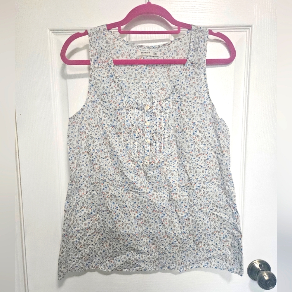 Floral Sleeveless Top